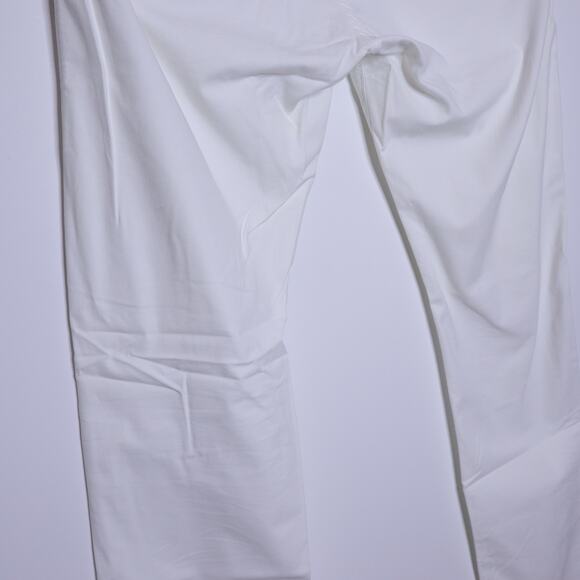 ISAIA Napoli Straight Jean White Mid Rise Cotton Stretch Casual Men's 54 / US 38 - Picture 8 of 12